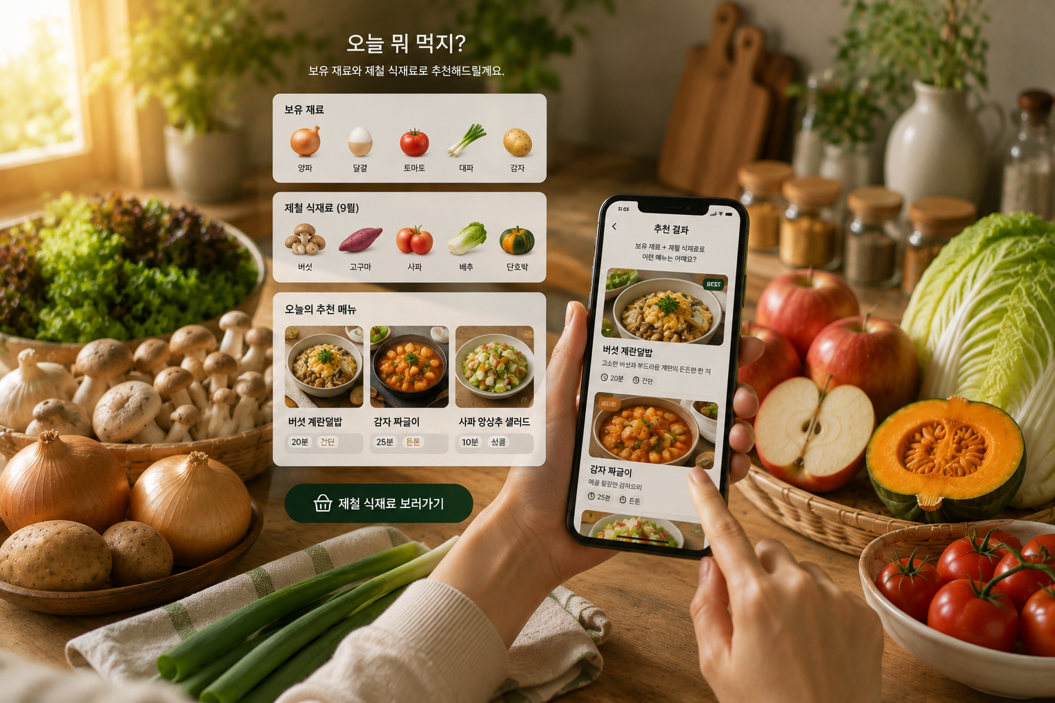 TERRO 맞춤 메뉴 추천